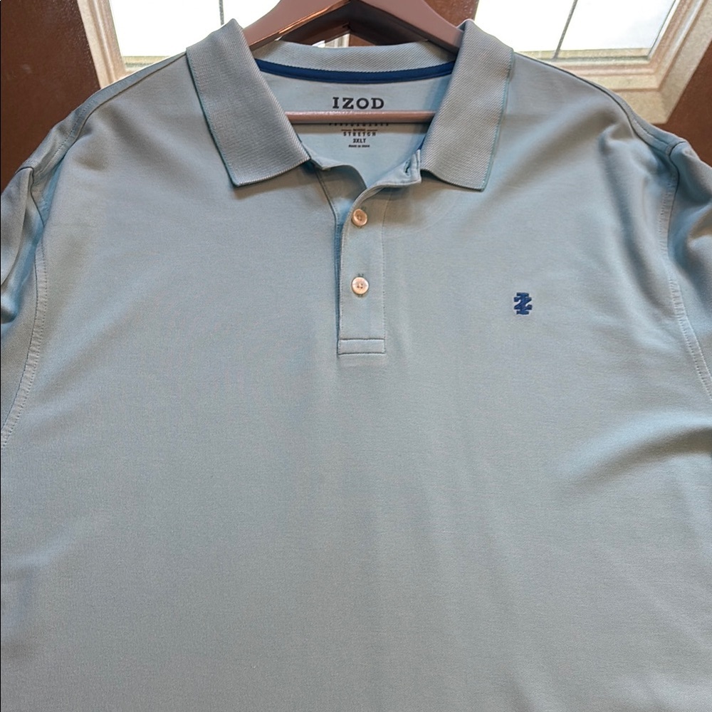 IZOD Men's Sky Blue Polo Shirt